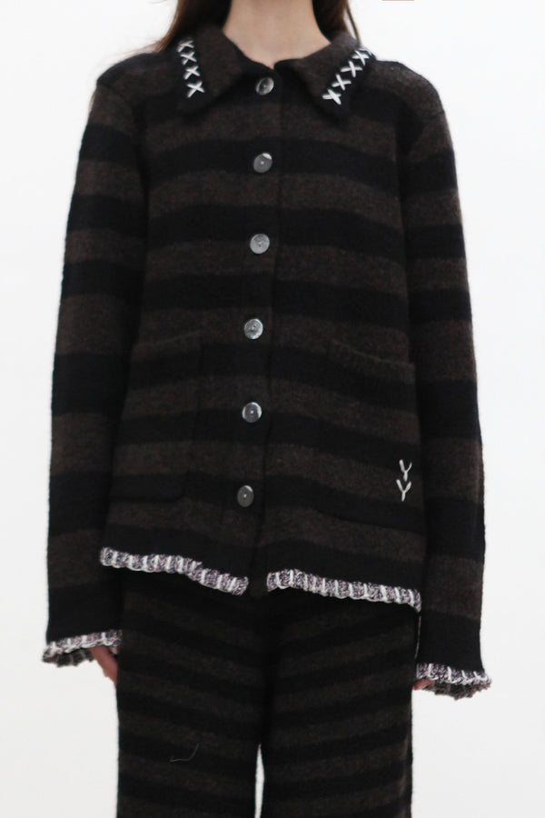 YANYAN KNITS Fall/Winter 2025 Collection: Work Jacket/Casual Pants YYK-YYW25-1531-ZONG (Jacket)
